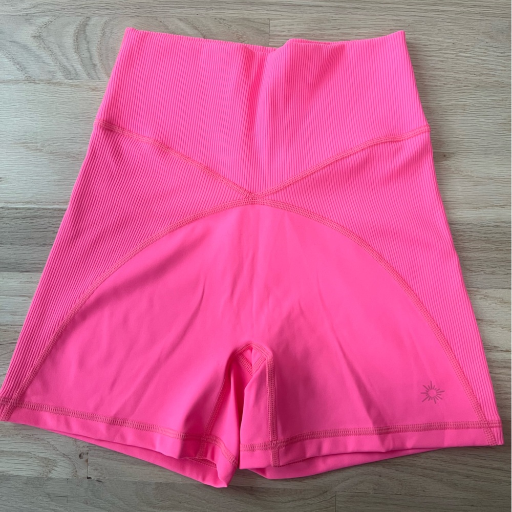 Aerie Pink Athletic Shorts with Sleek Design